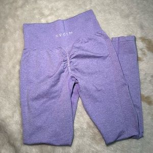 NVGTN Purple Scrunch Leggings